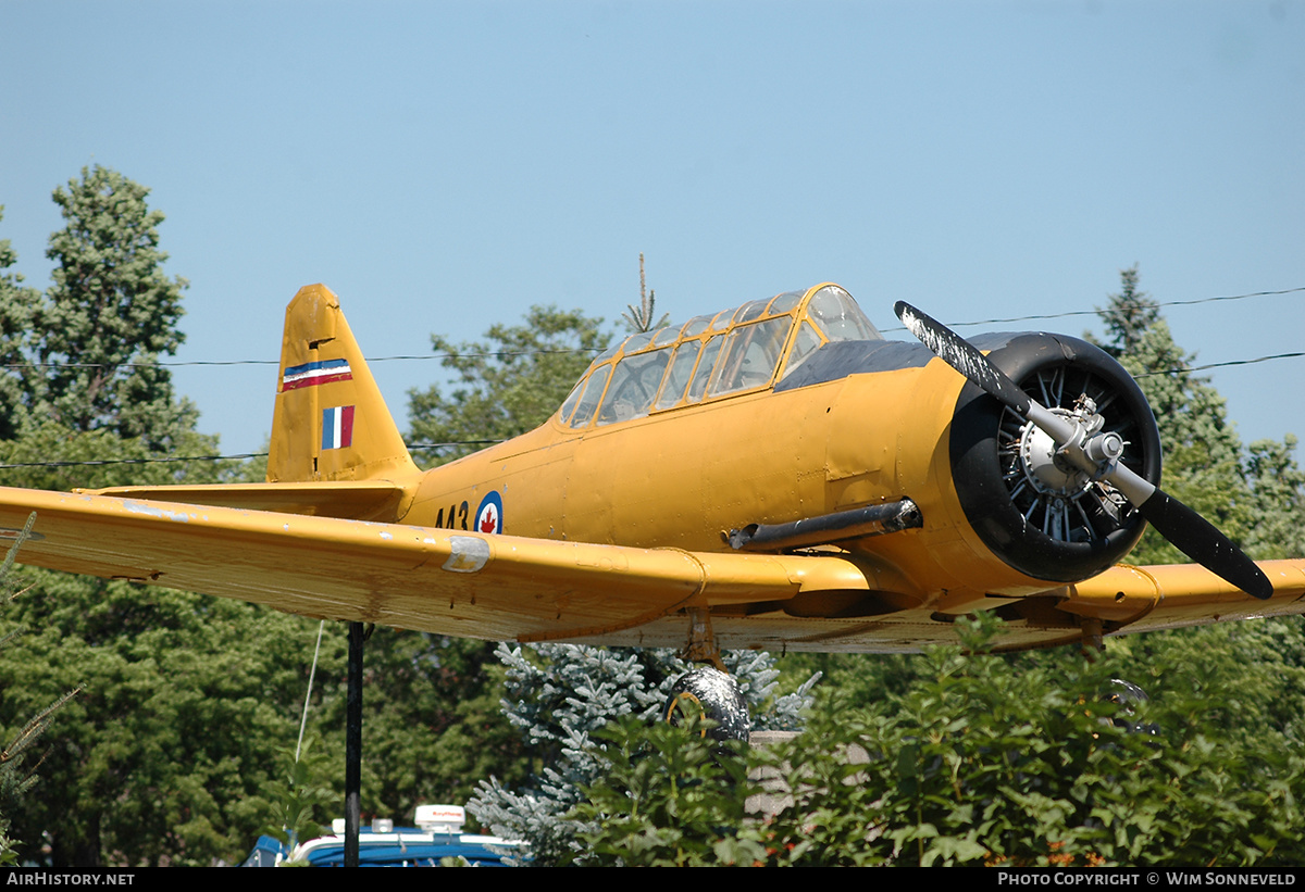 Aircraft Photo of 443 | North American Harvard Mk4 | Canada - Air Force | AirHistory.net #661390