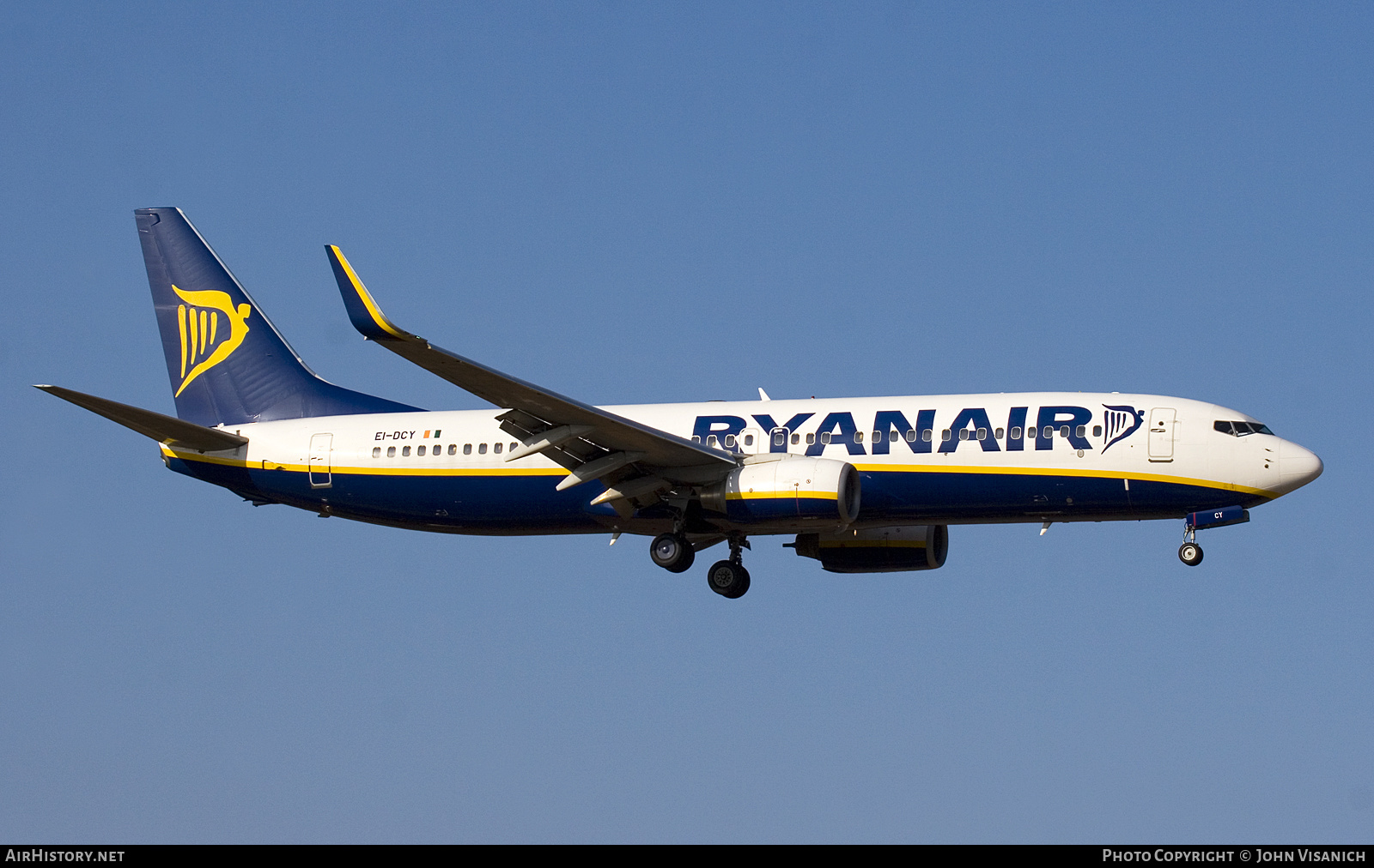 Aircraft Photo of EI-DCY | Boeing 737-8AS | Ryanair | AirHistory.net #661407