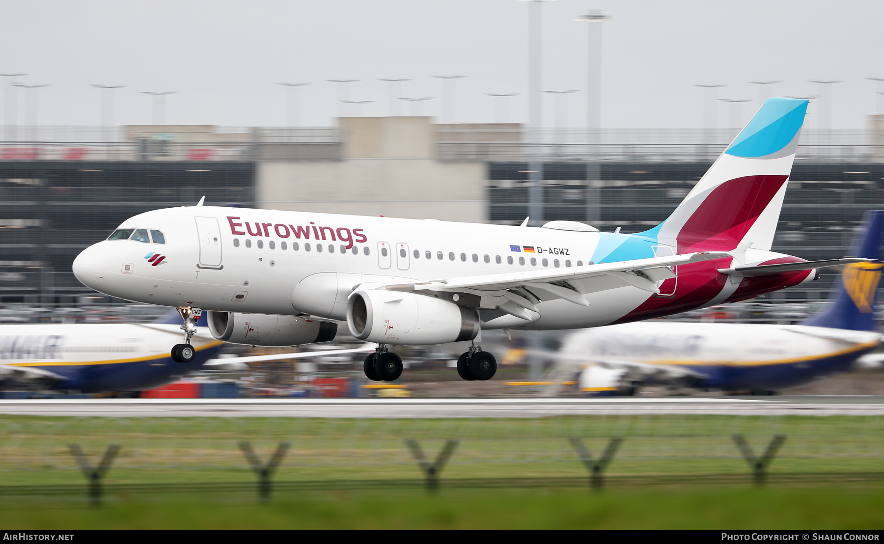 Aircraft Photo of D-AGWZ | Airbus A319-132 | Eurowings | AirHistory.net #661412