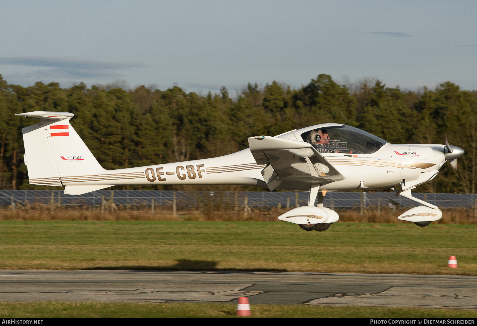 Aircraft Photo of OE-CBF | Diamond DA20-A1 Katana | Airteam Fürstenfeld | AirHistory.net #661433