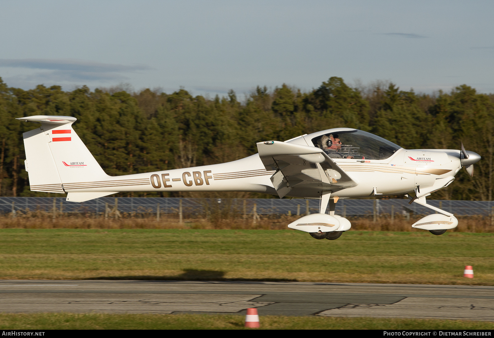 Aircraft Photo of OE-CBF | Diamond DA20A-1 Katana | Airteam Fürstenfeld | AirHistory.net #661433