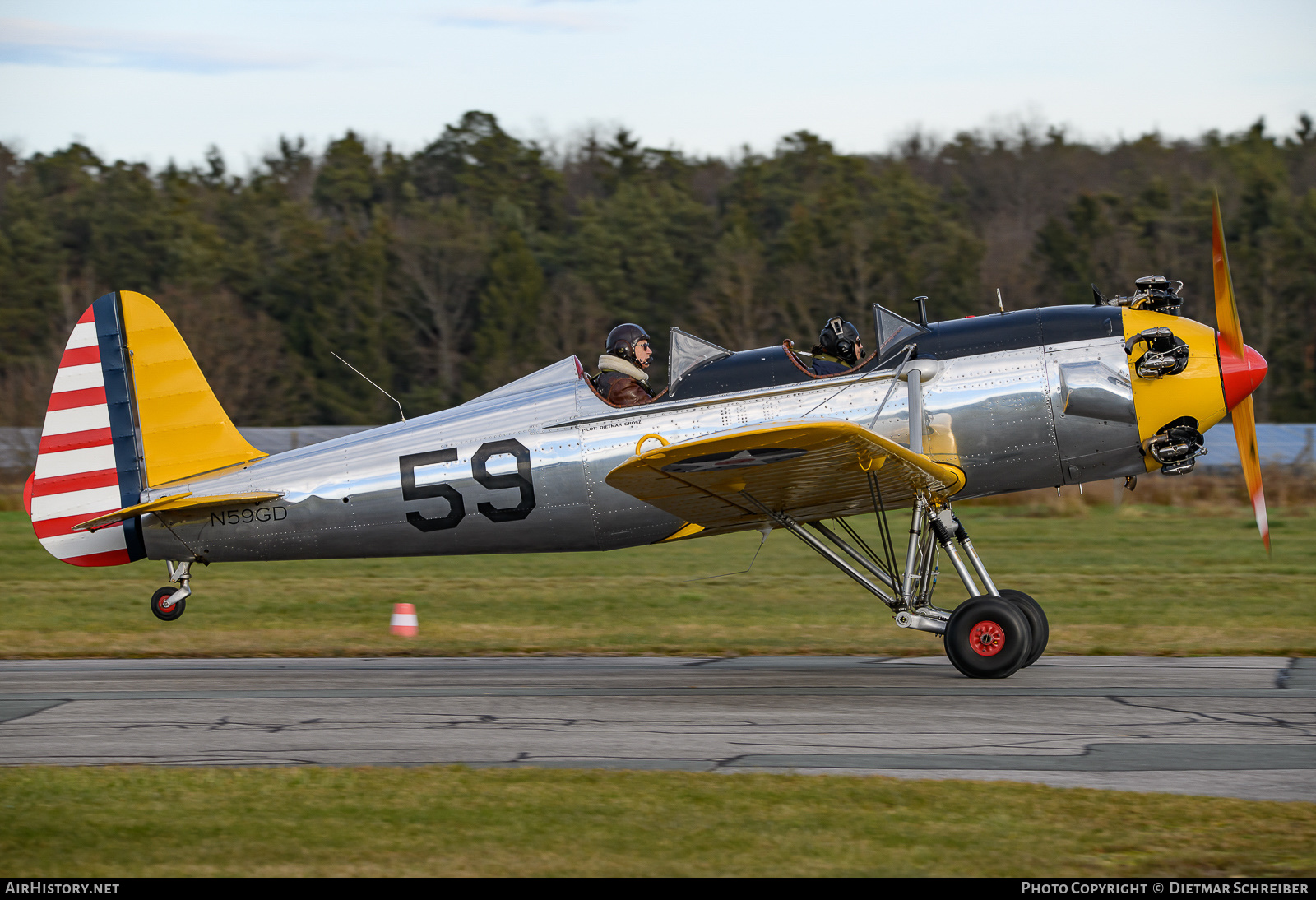 Aircraft Photo of N59GD | Ryan PT-22 Recruit (ST3KR) | USA - Air Force | AirHistory.net #661434