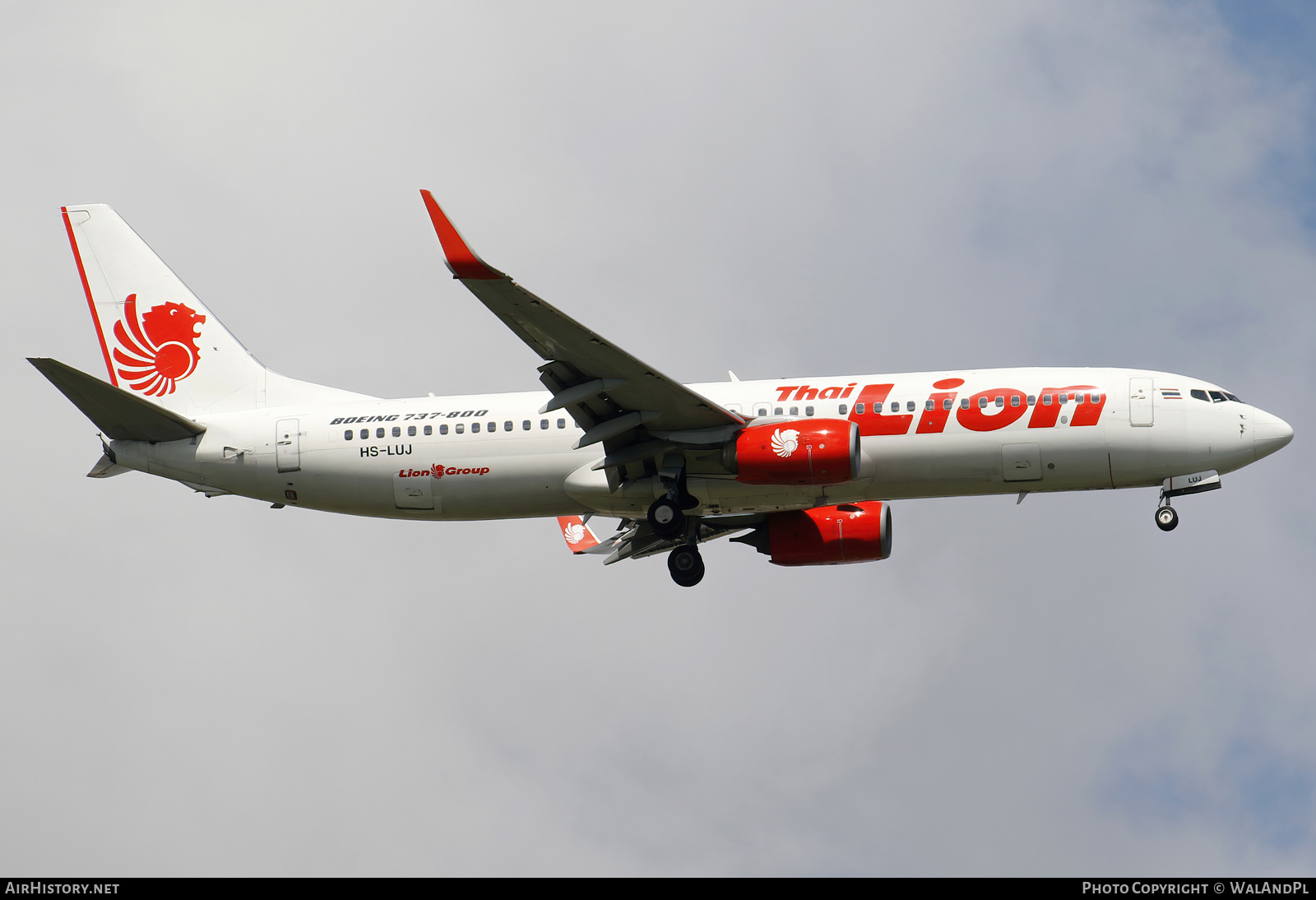 Aircraft Photo of HS-LUJ | Boeing 737-8GP | Thai Lion Air | AirHistory.net #661435