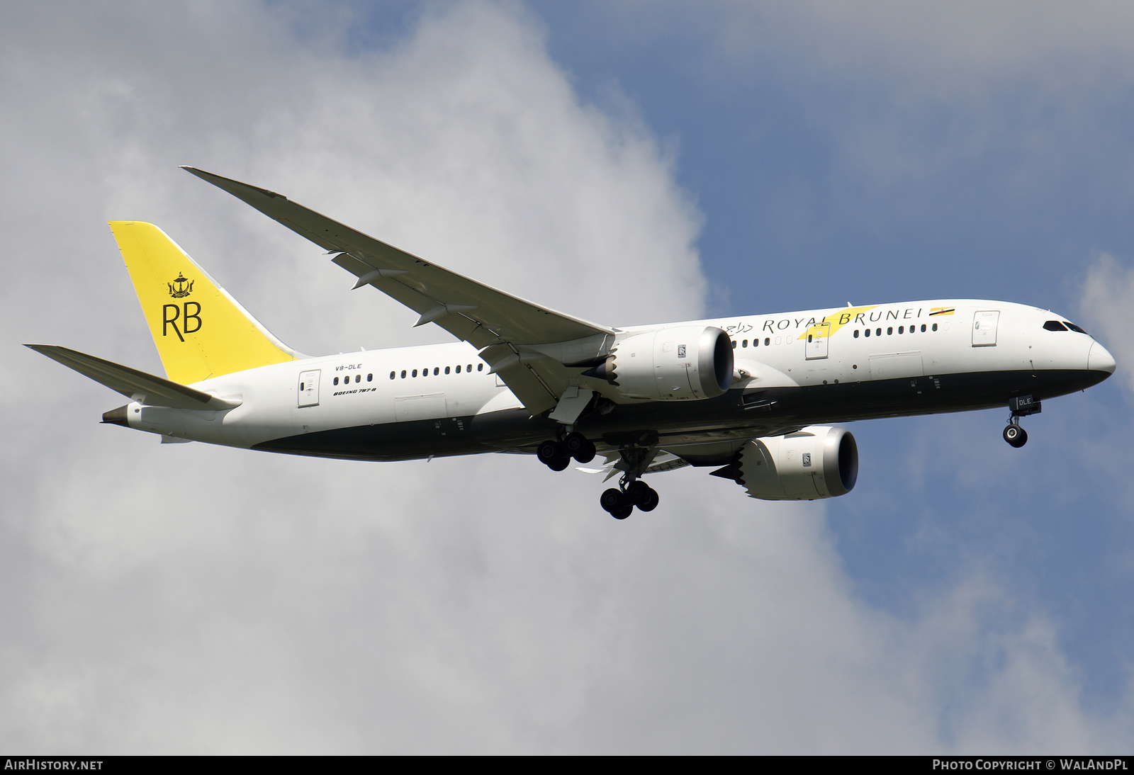 Aircraft Photo of V8-DLE | Boeing 787-8 Dreamliner | Royal Brunei Airlines | AirHistory.net #661448