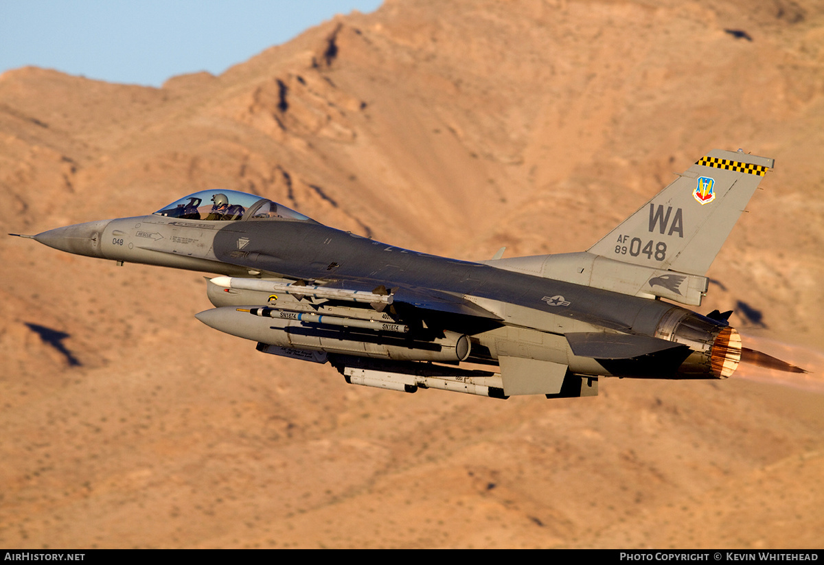 Aircraft Photo of 89-2048 / AF89-048 | General Dynamics F-16CM Fighting Falcon | USA - Air Force | AirHistory.net #661451