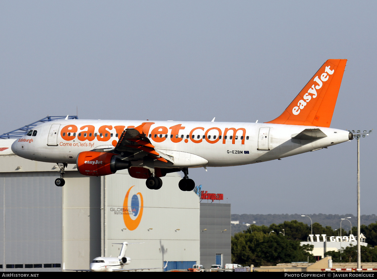 Aircraft Photo of G-EZBM | Airbus A319-111 | EasyJet | AirHistory.net #661454