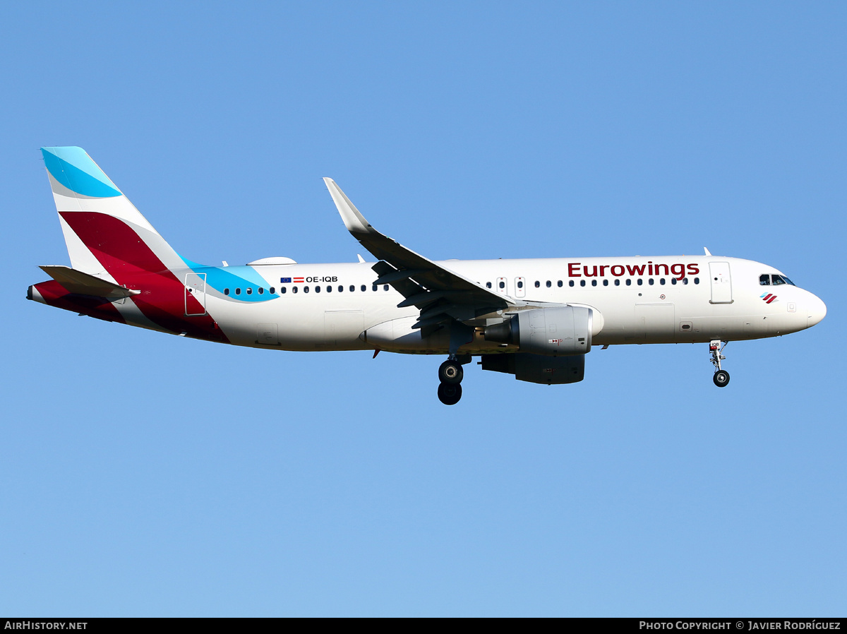 Aircraft Photo of OE-IQB | Airbus A320-214 | Eurowings | AirHistory.net #661455