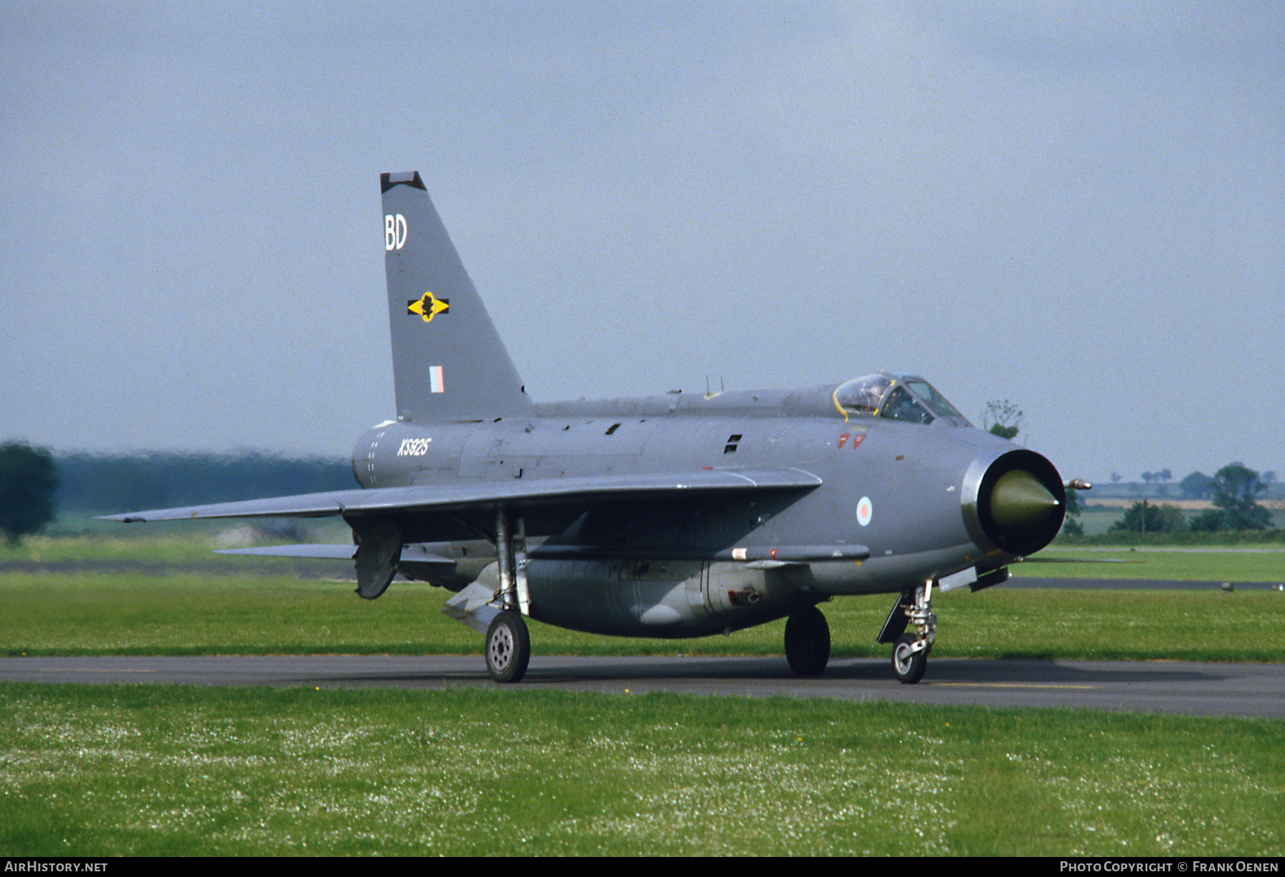 Aircraft Photo of XS925 | English Electric Lightning F6 | UK - Air Force | AirHistory.net #661462