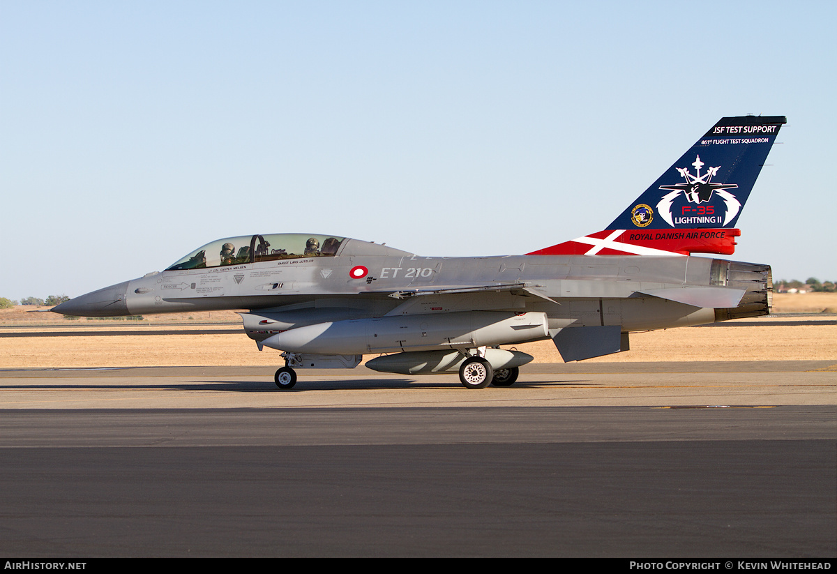 Aircraft Photo of ET-210 / 78-0210 | General Dynamics F-16BM Fighting Falcon | Denmark - Air Force | AirHistory.net #661467