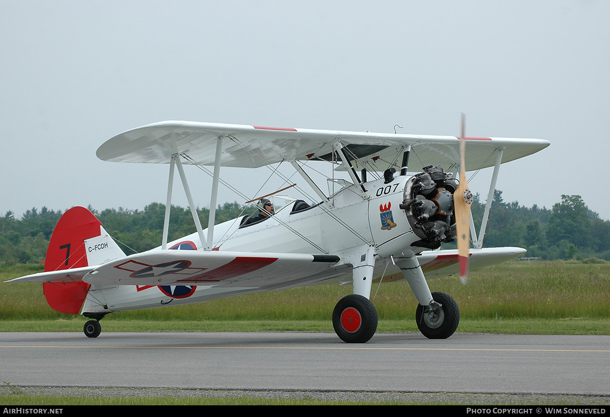 Aircraft Photo of C-FCDH | Boeing A75N1 Kaydet | USA - Air Force | AirHistory.net #661490