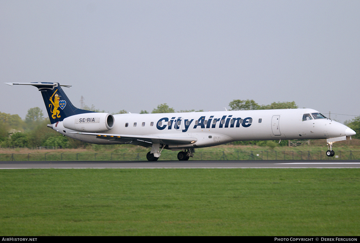 Aircraft Photo of SE-RIA | Embraer ERJ-145MP (EMB-145MP) | City Airline | AirHistory.net #661494