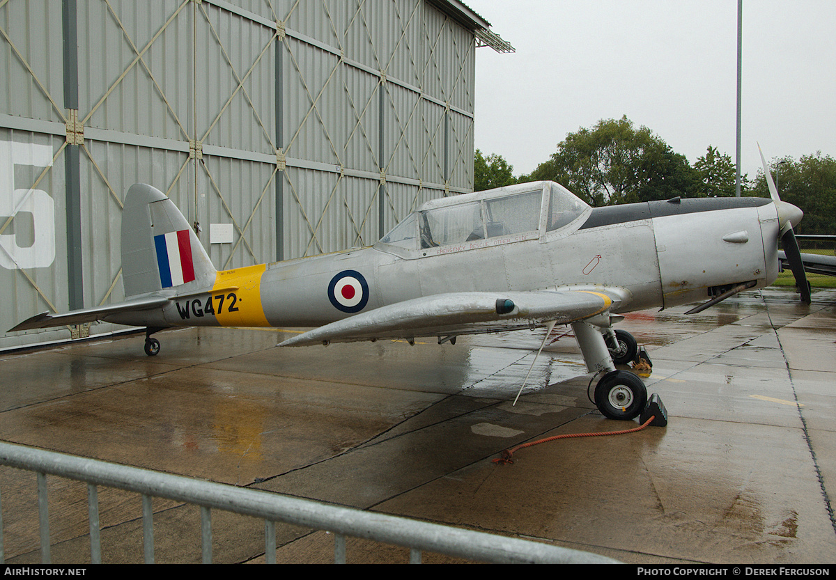 Aircraft Photo of G-AOTY / WG472 | De Havilland DHC-1 Chipmunk Mk22 | UK - Air Force | AirHistory.net #661509