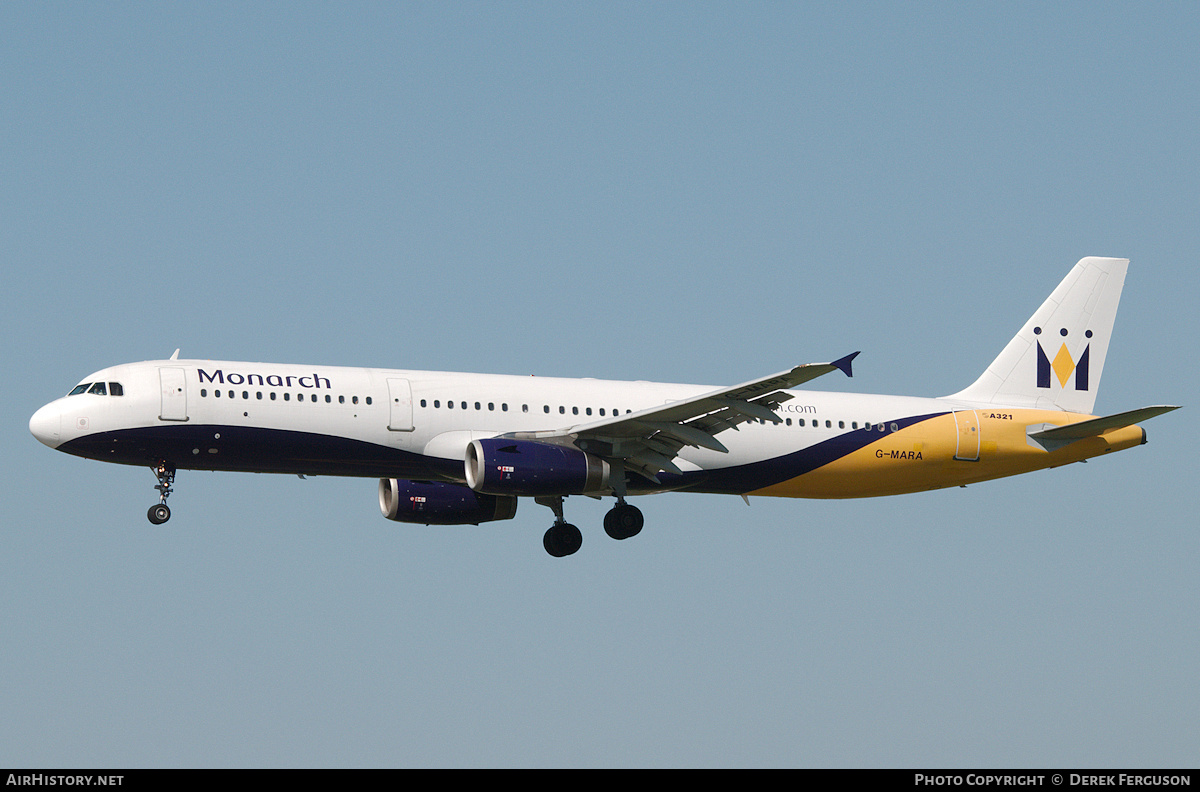 Aircraft Photo of G-MARA | Airbus A321-231 | Monarch Airlines | AirHistory.net #661546