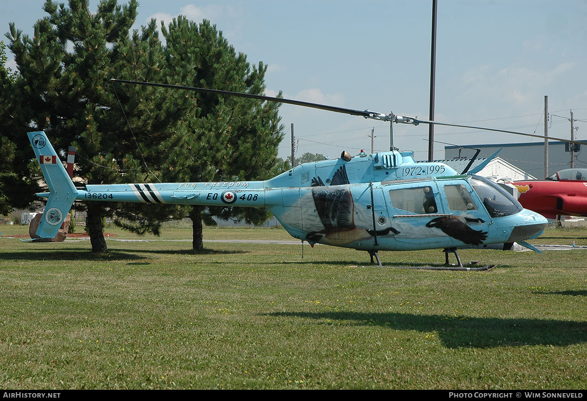 Aircraft Photo of 136204 | Bell CH-136 Kiowa (206A-1/COH-58A) | Canada - Air Force | AirHistory.net #661547