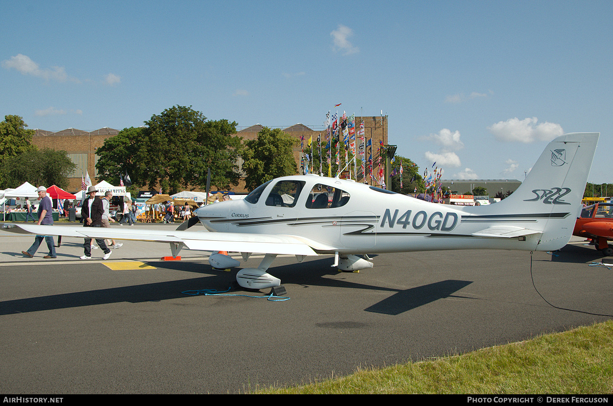 Aircraft Photo of N40GD | Cirrus SR-22 G1 | AirHistory.net #661550