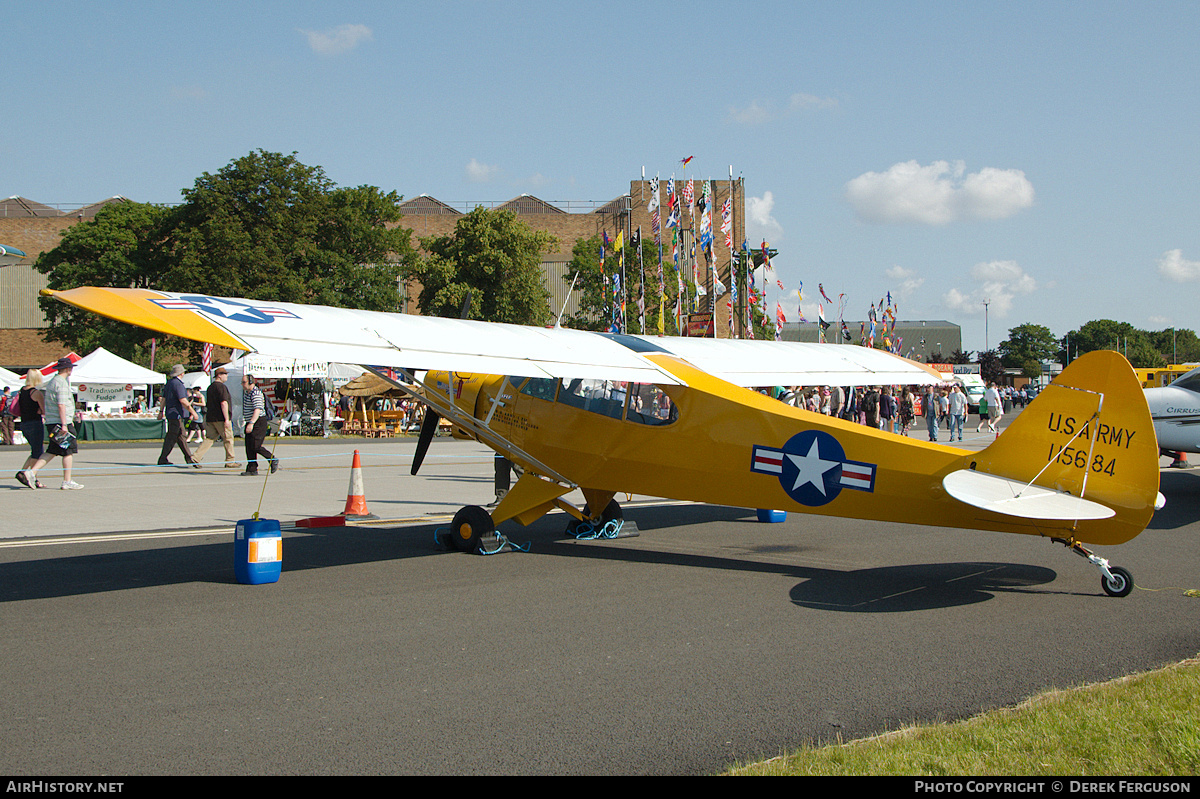 Aircraft Photo of G-BKVM / 115684 | Piper L-21A Super Cub | USA - Army | AirHistory.net #661570