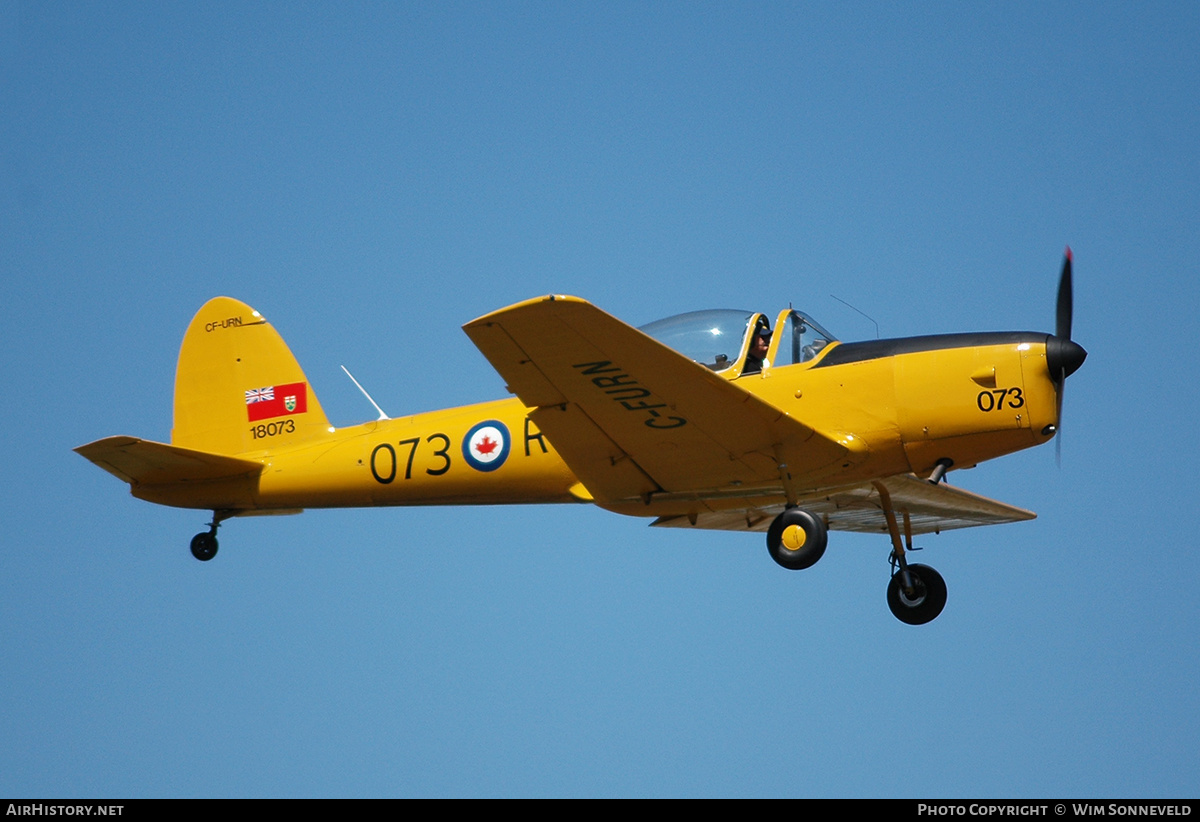 Aircraft Photo of CF-URN / 18073 | De Havilland Canada DHC-1B-2-S5 Chipmunk Mk2 | Canada - Air Force | AirHistory.net #661588