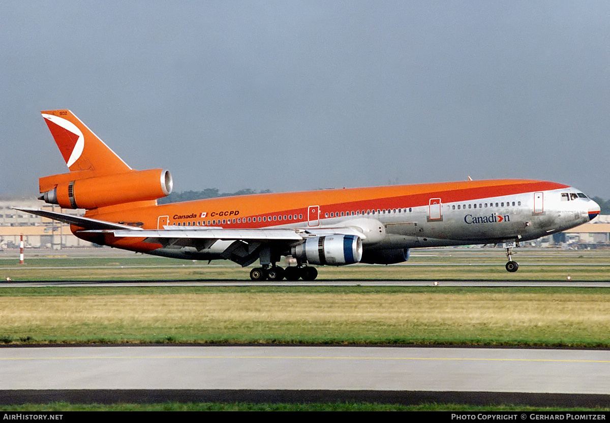 Aircraft Photo of C-GCPD | McDonnell Douglas DC-10-30 | Canadian Airlines | AirHistory.net #661609