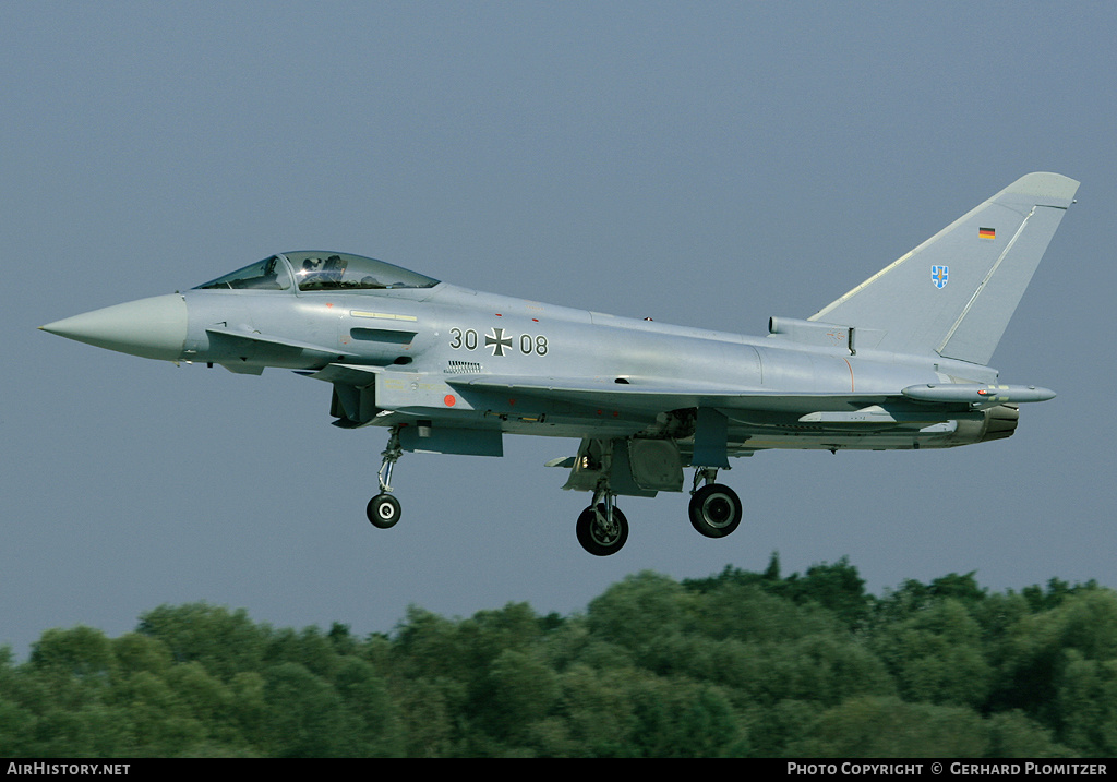 Aircraft Photo of 3008 | Eurofighter EF-2000 Typhoon S | Germany - Air Force | AirHistory.net #661614