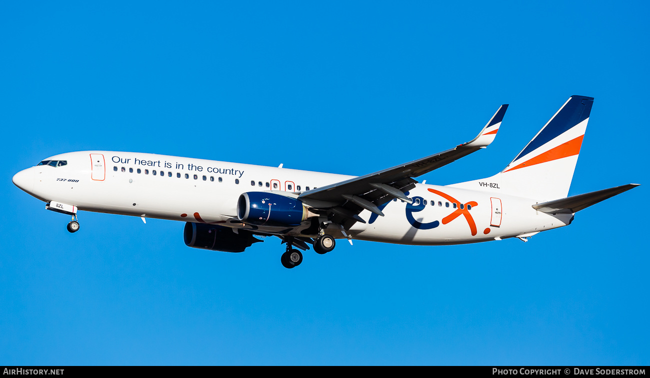 Aircraft Photo of VH-8ZL | Boeing 737-8EH | REX - Regional Express | AirHistory.net #661622