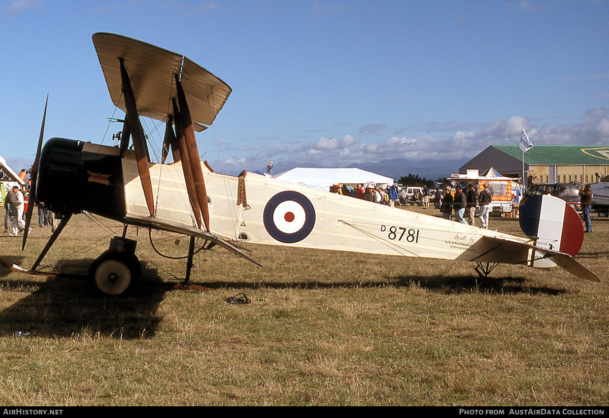 Aircraft Photo of ZK-EHB / D8781 | Avro 504K (replica) | UK - Air Force | AirHistory.net #661631