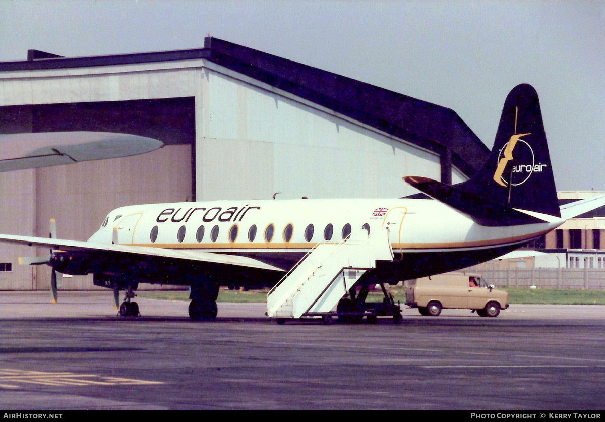 Aircraft Photo of G-AOHT | Vickers 802 Viscount | Euroair | AirHistory.net #661680