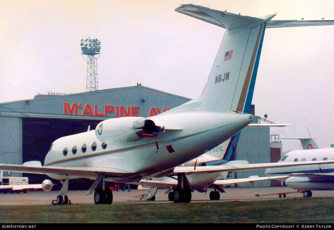 Aircraft Photo of N6JW | Grumman American G-1159 Gulfstream II | AirHistory.net #661685
