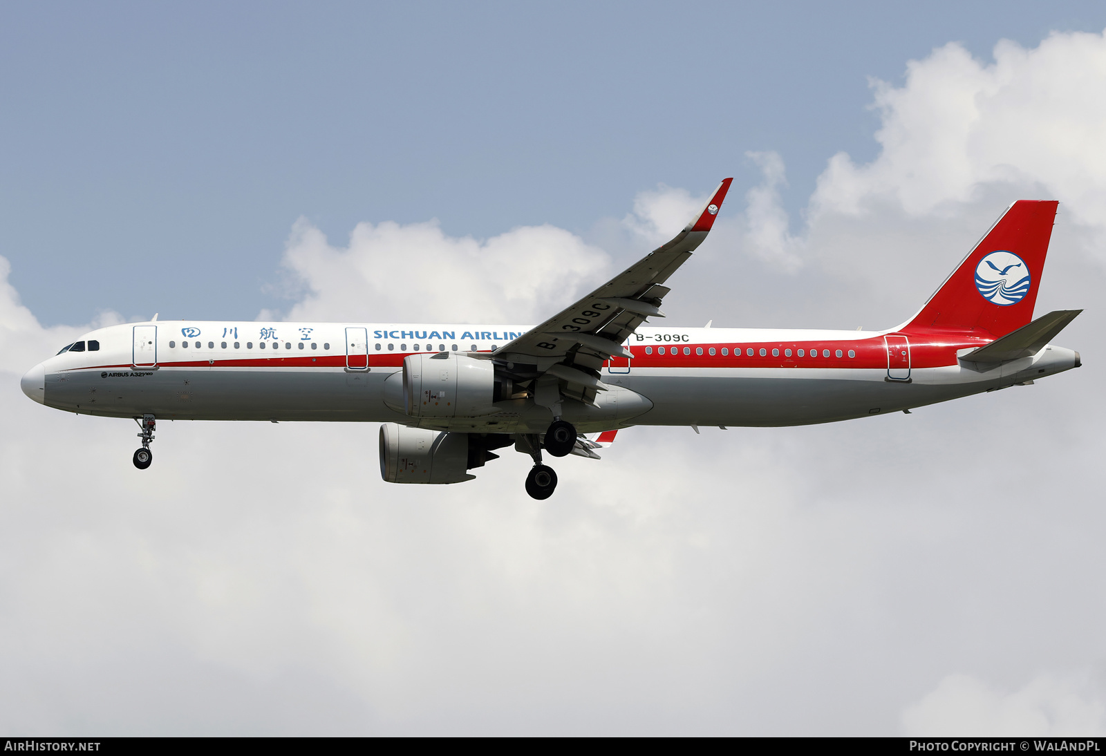 Aircraft Photo of B-309C | Airbus A321-271N | Sichuan Airlines | AirHistory.net #661706