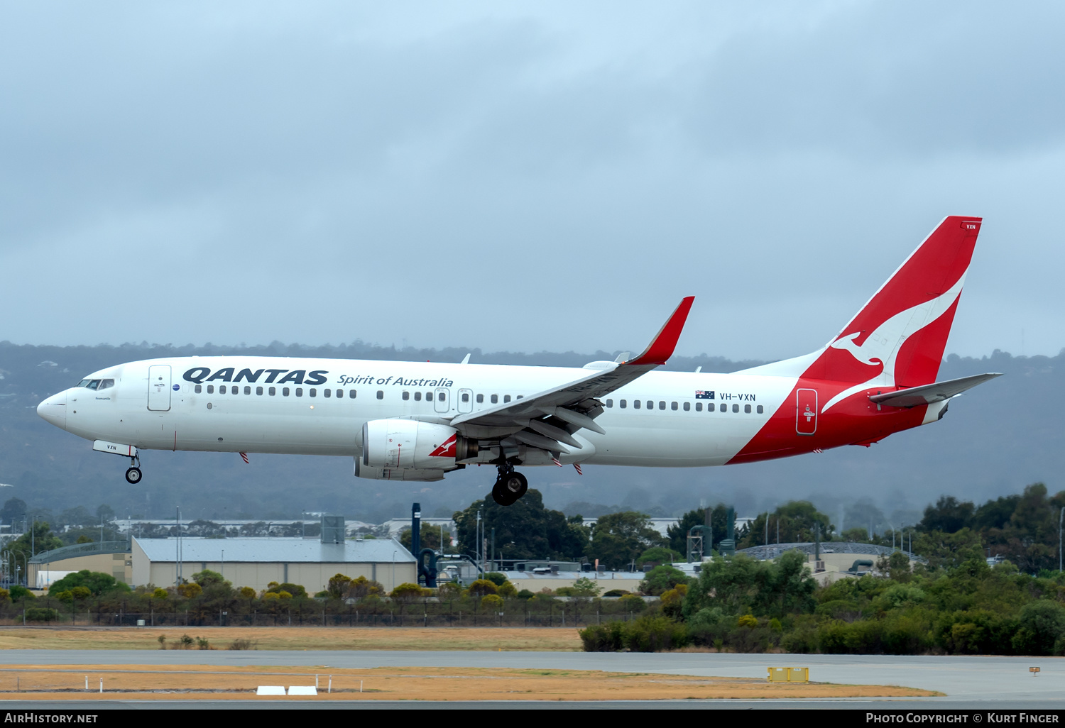 Aircraft Photo of VH-VXN | Boeing 737-838 | Qantas | AirHistory.net #661709