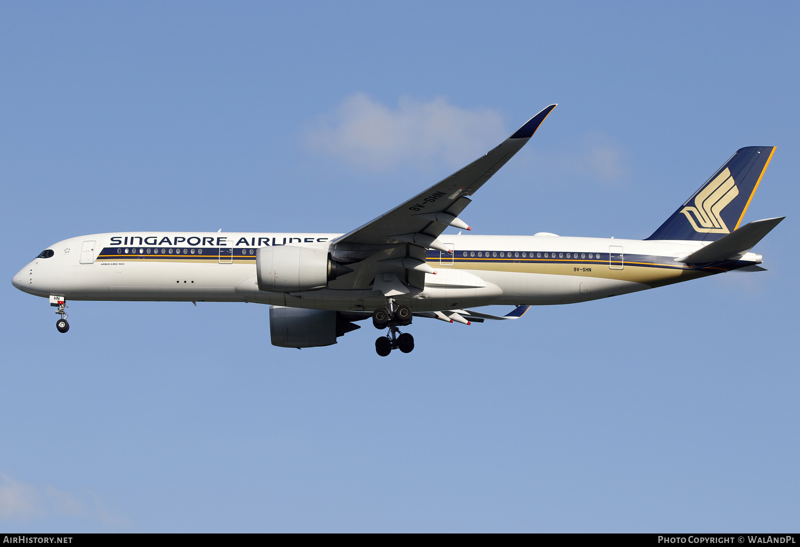Aircraft Photo of 9V-SHN | Airbus A350-941 | Singapore Airlines | AirHistory.net #661722