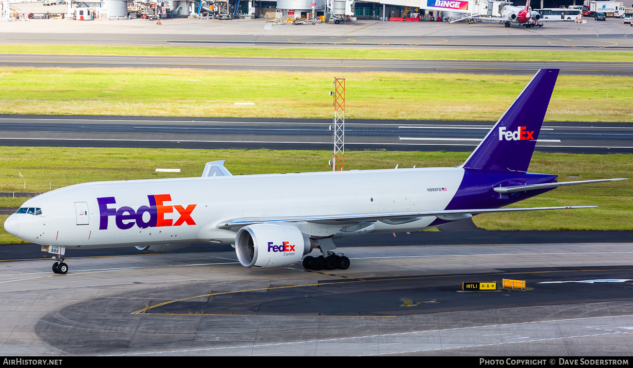 Aircraft Photo of N886FD | Boeing 777-FS2 | FedEx Express | AirHistory.net #661727