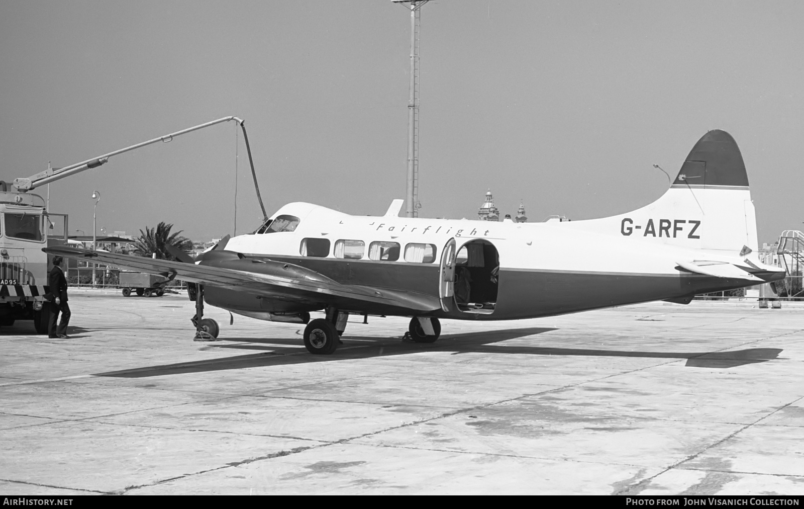 Aircraft Photo of G-ARFZ | De Havilland D.H. 104 Dove 8 | Fairflight Charters | AirHistory.net #661728