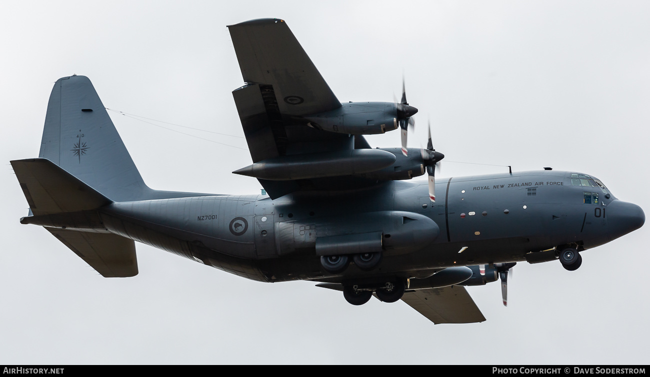 Aircraft Photo of NZ7001 | Lockheed C-130H Hercules | New Zealand - Air Force | AirHistory.net #661729