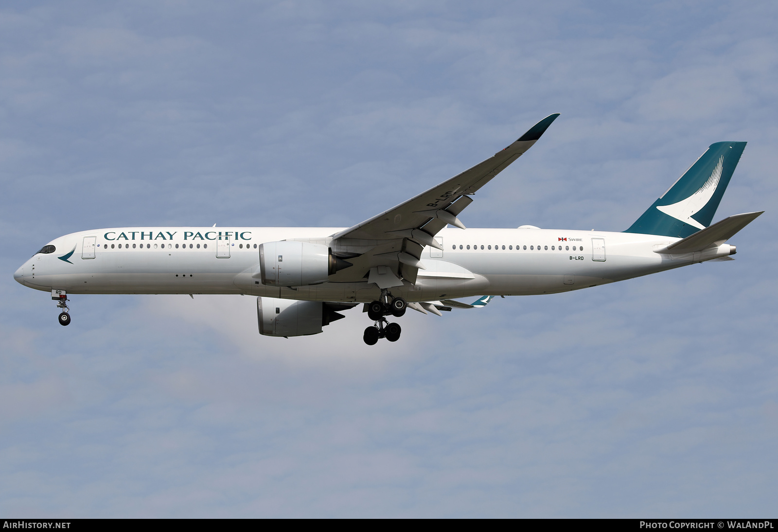 Aircraft Photo of B-LRG | Airbus A350-941 | Cathay Pacific Airways | AirHistory.net #661732