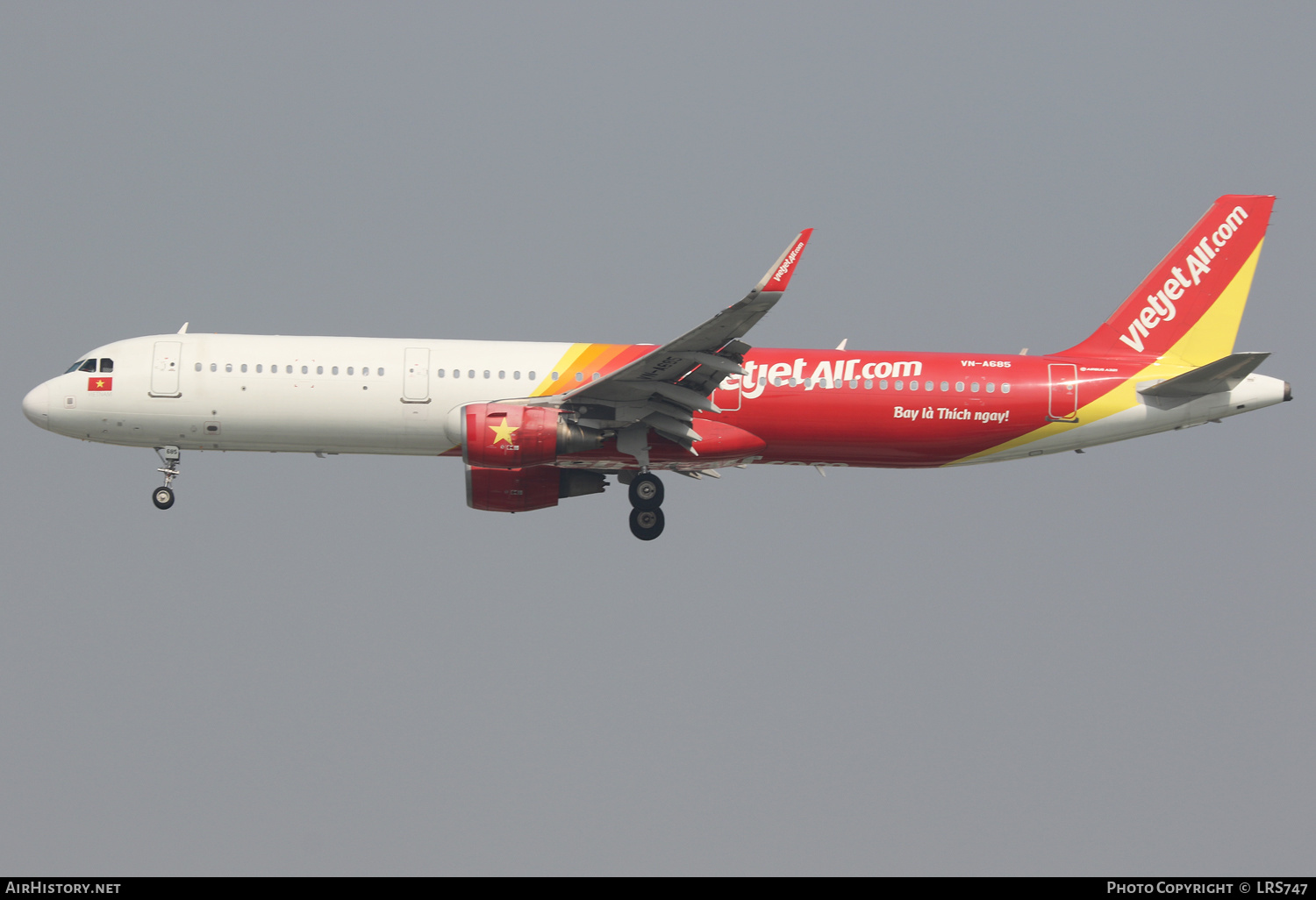 Aircraft Photo of VN-A685 | Airbus A321-211 | VietJet Air | AirHistory.net #661734