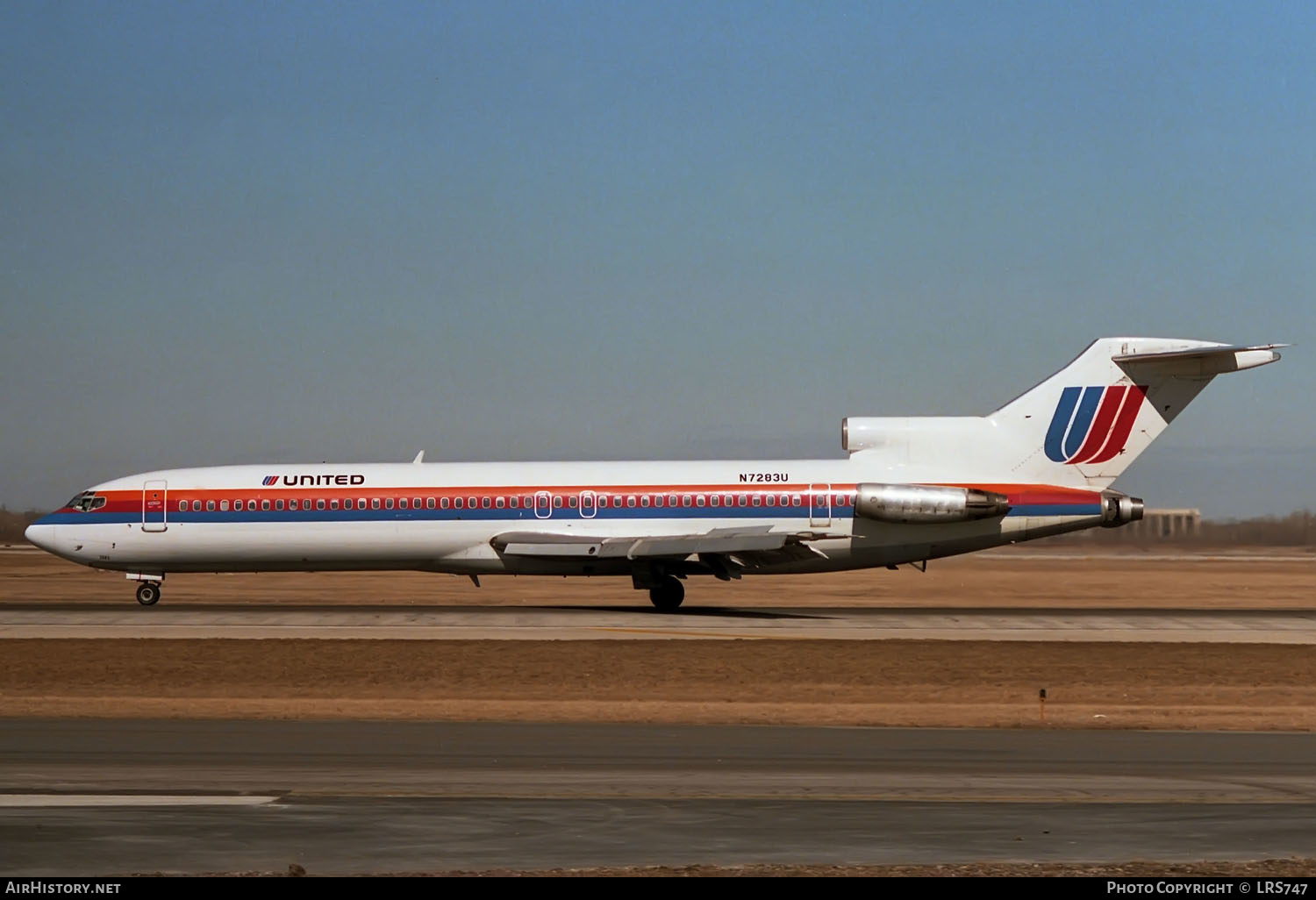 Aircraft Photo of N7283U | Boeing 727-222/Adv | United Airlines | AirHistory.net #661736