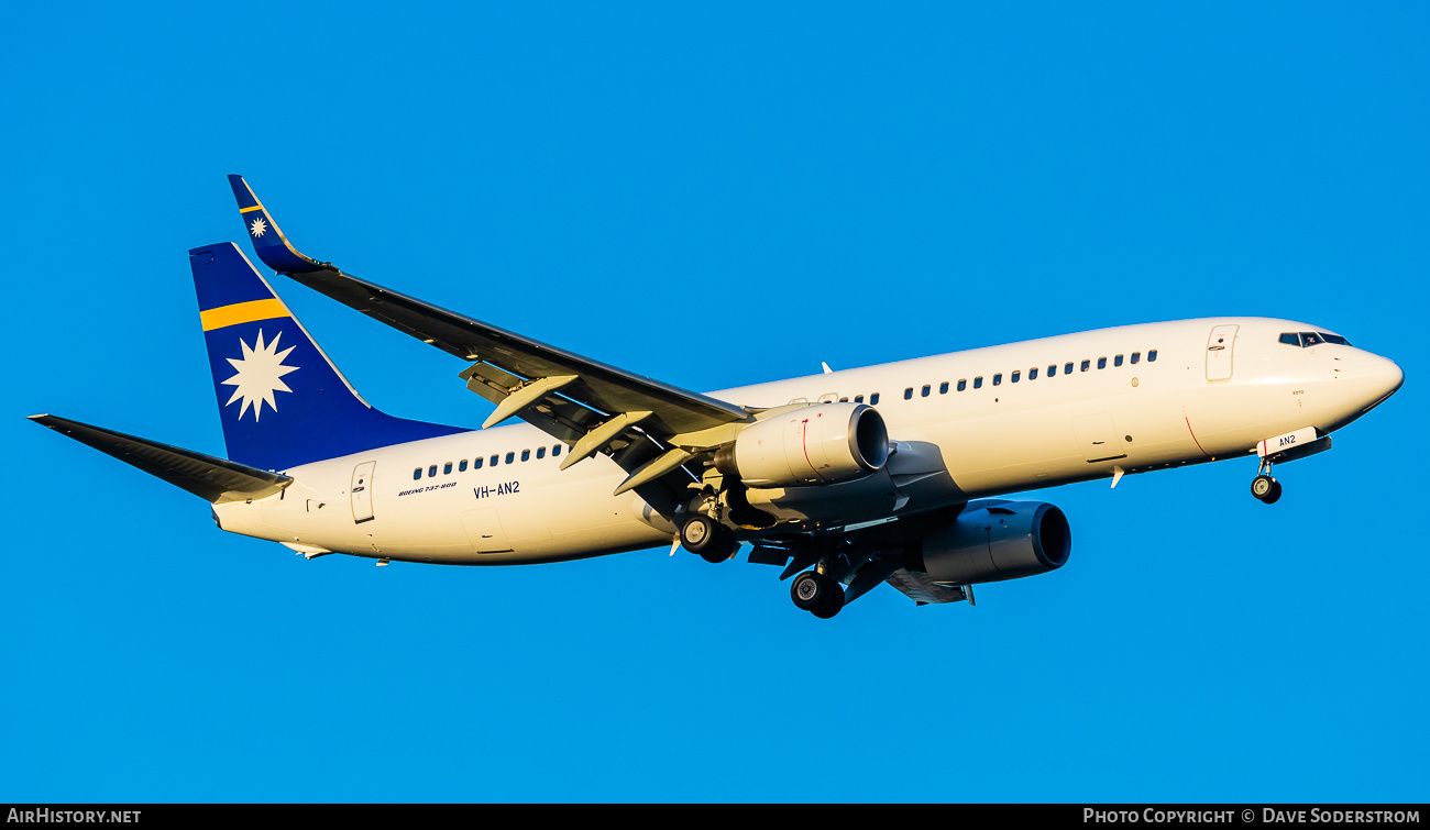 Aircraft Photo of VH-AN2 | Boeing 737-83N | Air Nauru | AirHistory.net #661737