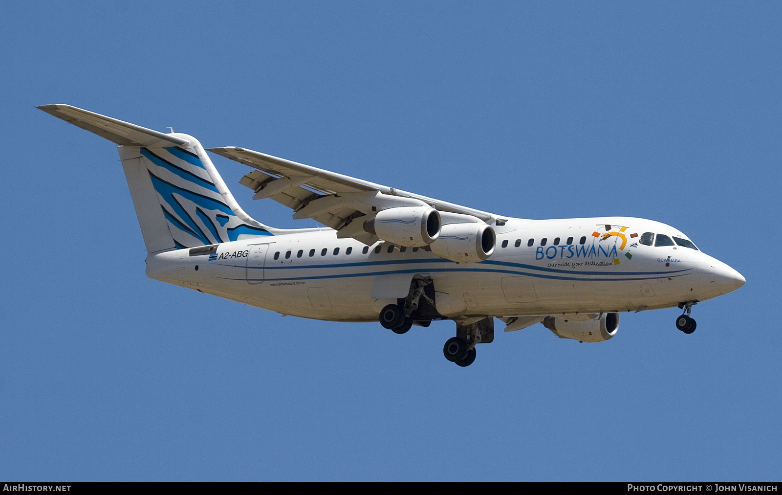 Aircraft Photo of A2-ABG | British Aerospace Avro 146-RJ85 | Air Botswana | AirHistory.net #661747