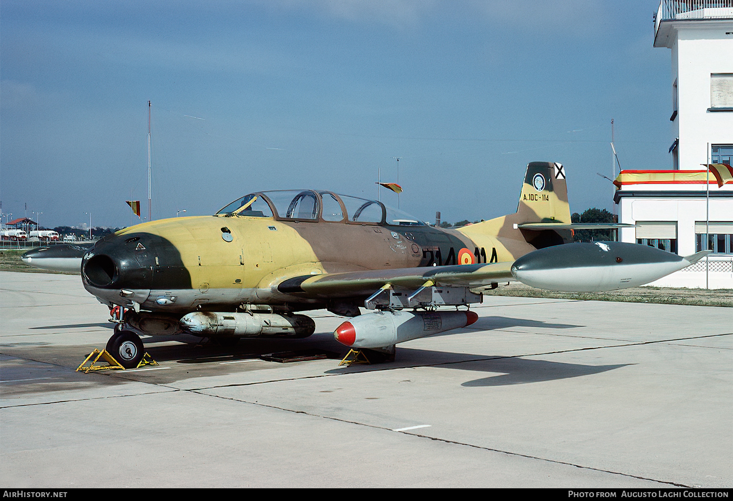 Aircraft Photo of A.10C-114 | Hispano HA-220 Super Saeta | Spain - Air Force | AirHistory.net #661795