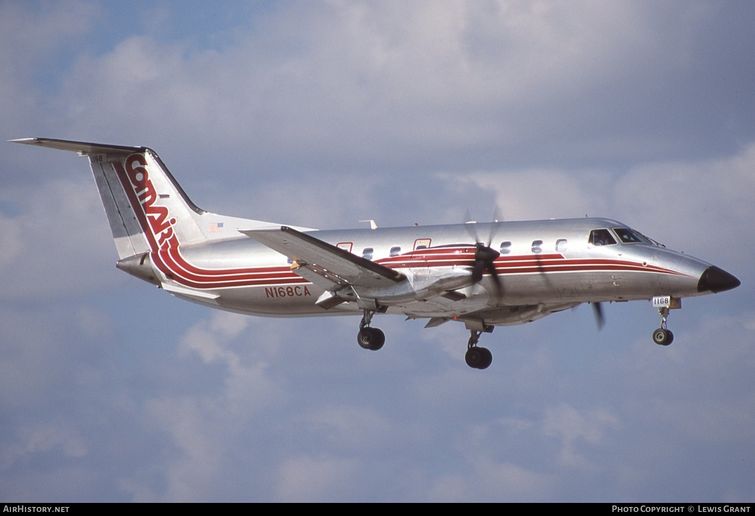 Aircraft Photo of N168CA | Embraer EMB-120RT Brasilia | Comair | AirHistory.net #661808