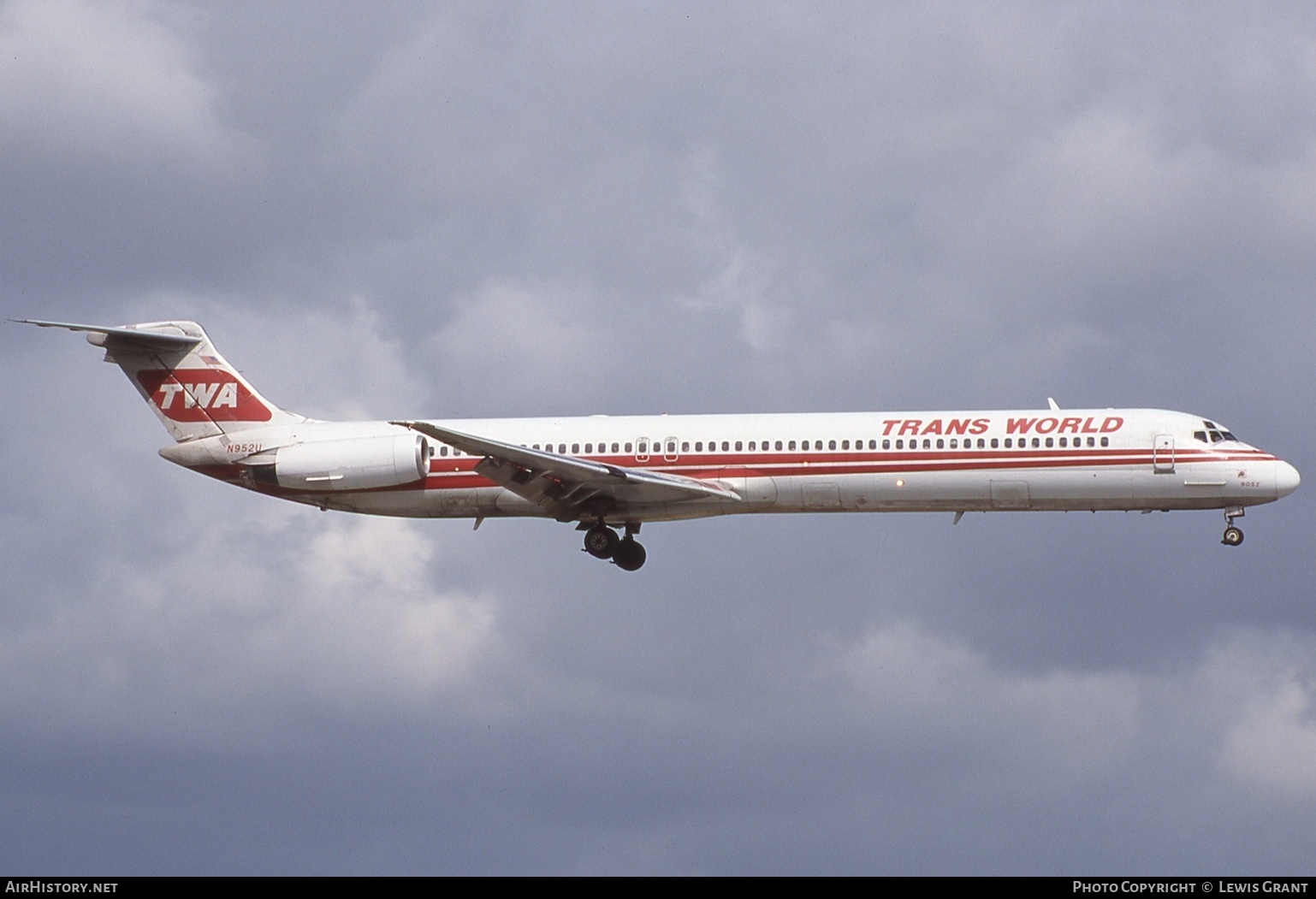 Aircraft Photo of N952U | McDonnell Douglas MD-82 (DC-9-82) | Trans World Airlines - TWA | AirHistory.net #661817