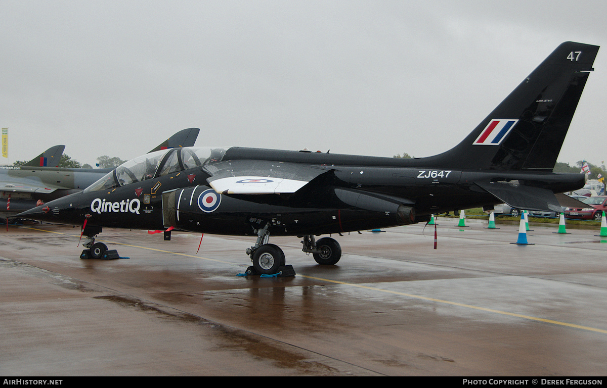 Aircraft Photo of ZJ647 | Dassault-Dornier Alpha Jet A | UK - Air Force | AirHistory.net #661836