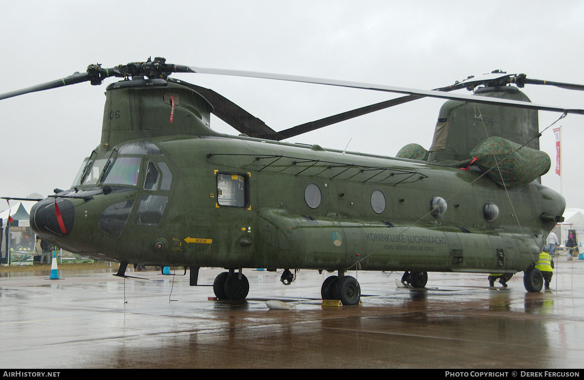 Aircraft Photo of D-106 | Boeing CH-47D Chinook (414) | Netherlands - Air Force | AirHistory.net #661840