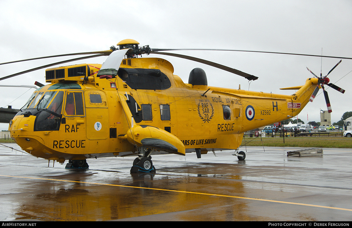 Aircraft Photo of XZ592 | Westland WS-61 Sea King HAR3 | UK - Air Force | AirHistory.net #661865