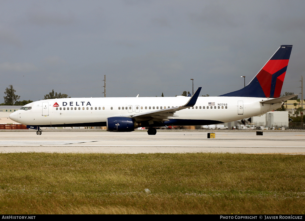 Aircraft Photo of N3768 | Boeing 737-832 | Delta Air Lines | AirHistory.net #661869