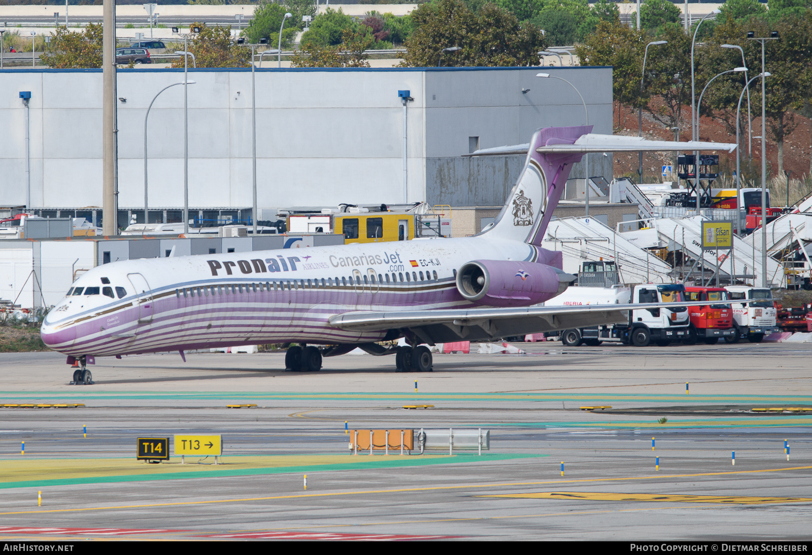 Aircraft Photo of EC-KJI | McDonnell Douglas MD-87 (DC-9-87) | Pronair Airlines | AirHistory.net #661891