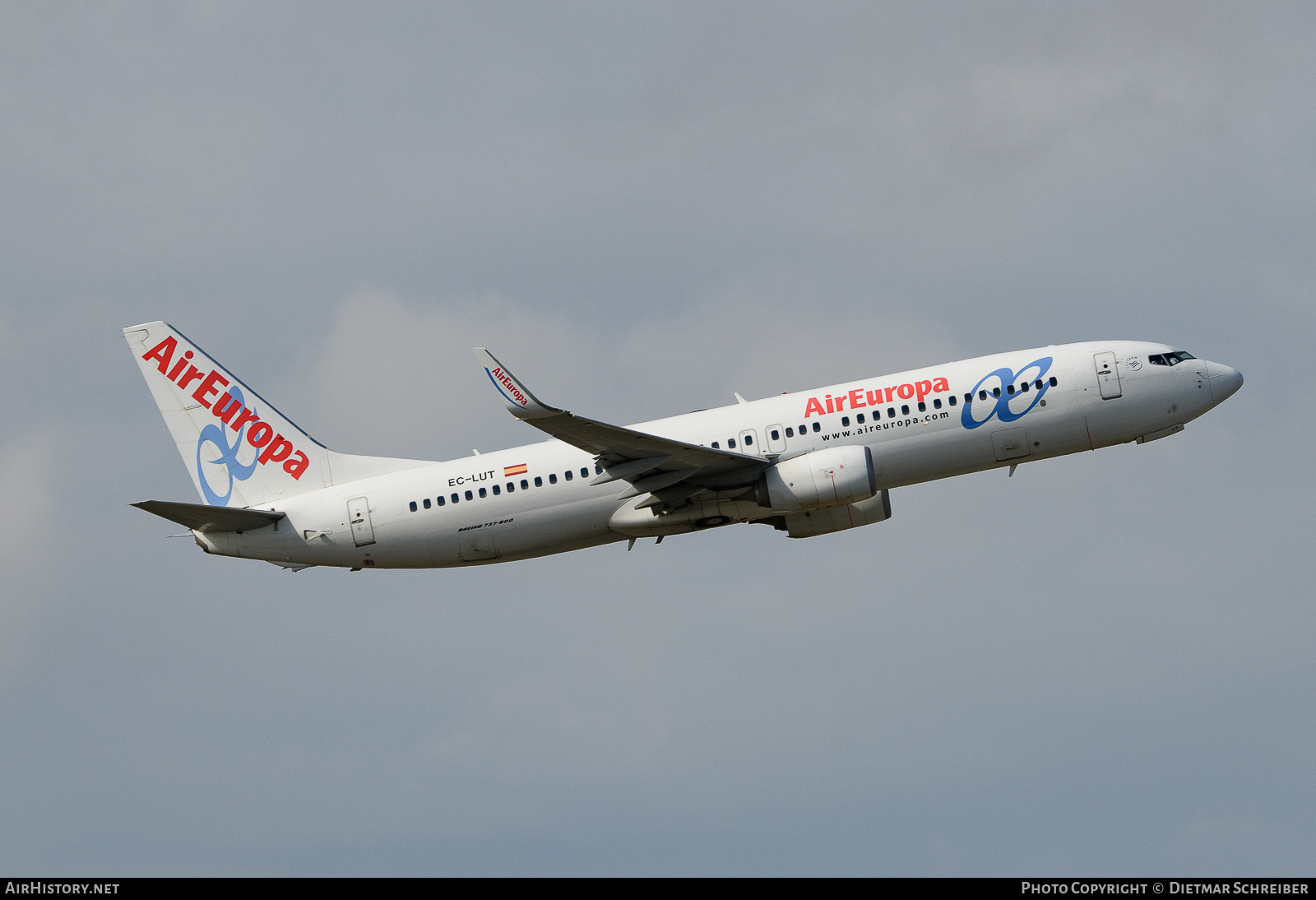 Aircraft Photo of EC-LUT | Boeing 737-85P | Air Europa | AirHistory.net #661910