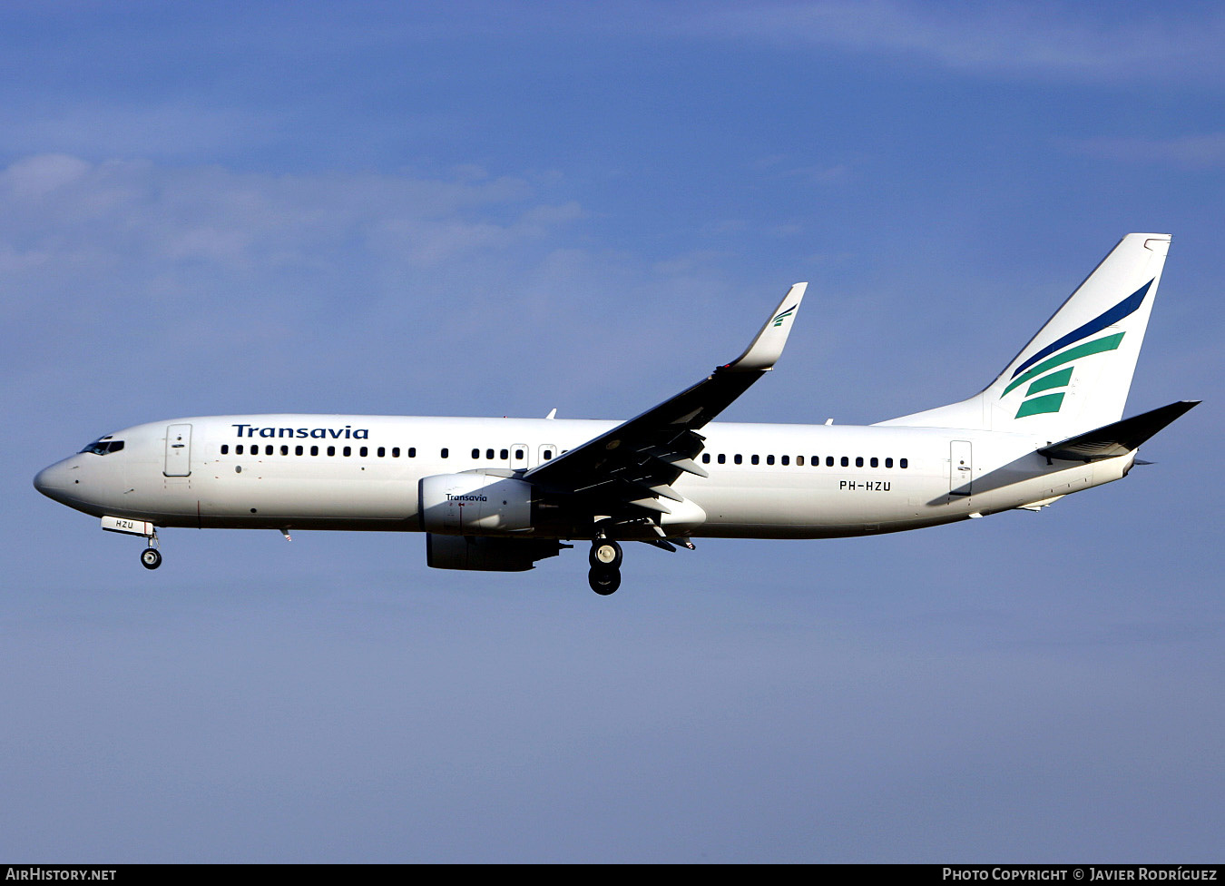 Aircraft Photo of PH-HZU | Boeing 737-8BG | Transavia | AirHistory.net #661915