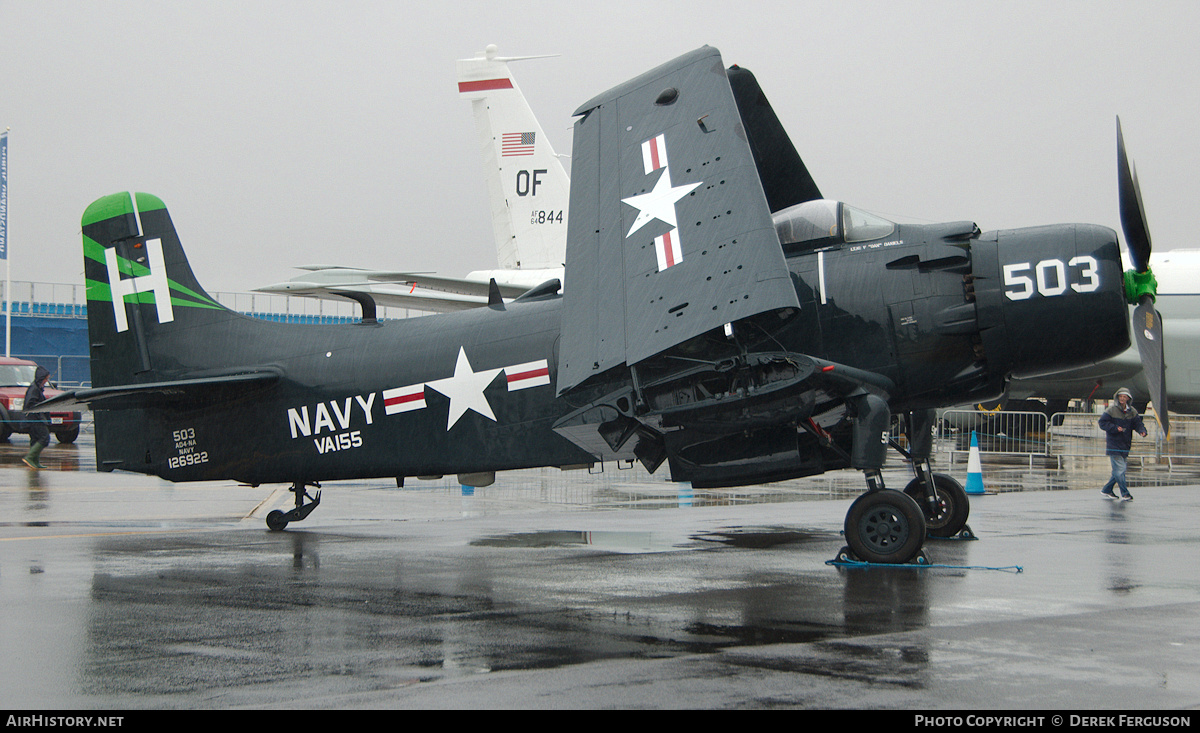 Aircraft Photo of G-RADR / 126922 | Douglas A-1D Skyraider (AD-4NA) | USA - Navy | AirHistory.net #661924
