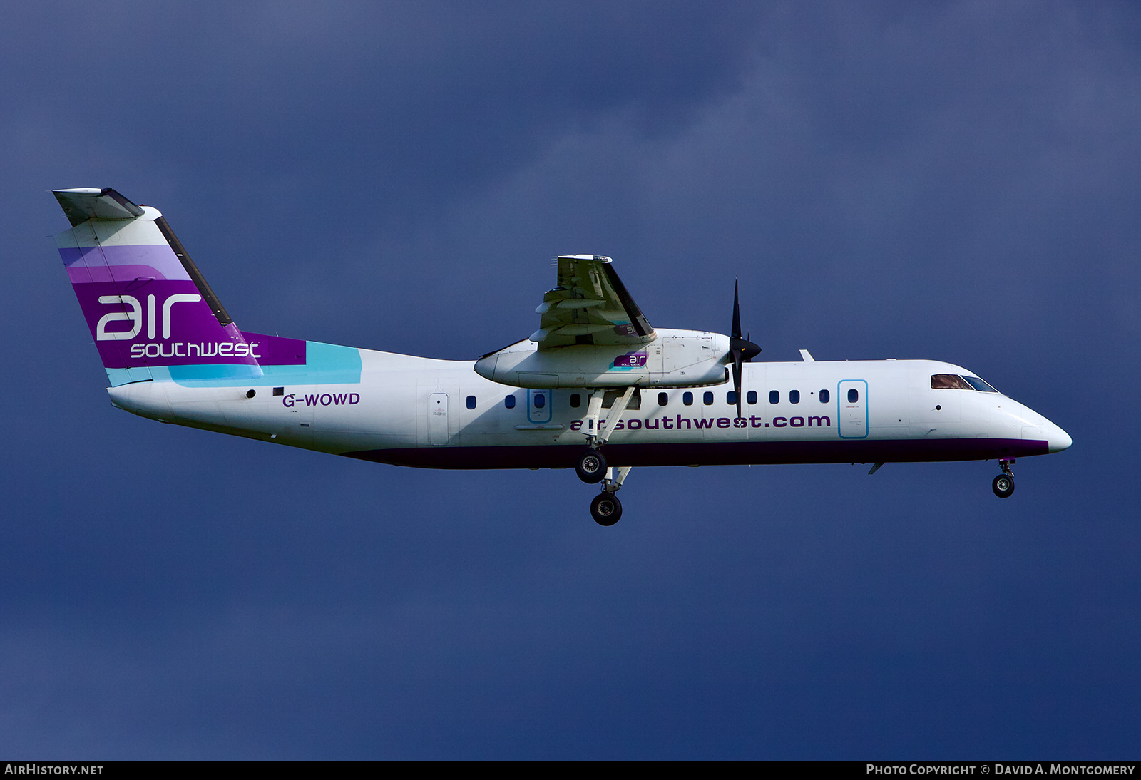 Aircraft Photo of G-WOWD | De Havilland Canada DHC-8-311 Dash 8 | Air Southwest | AirHistory.net #661963